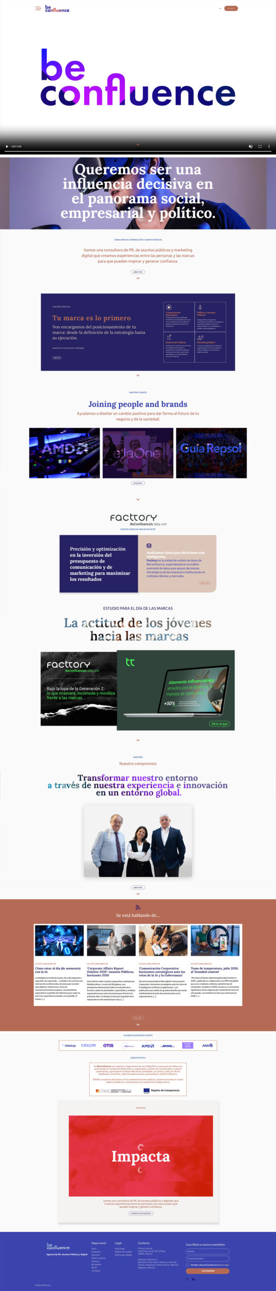 BeConfluence web