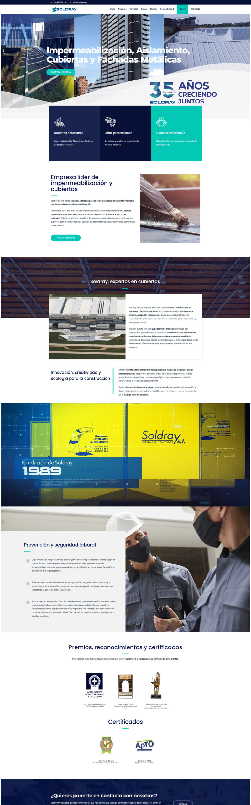 Soldray web